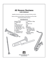 All Heaven Declares (with Alleluias) Sheet Music by Thomas Fettke
