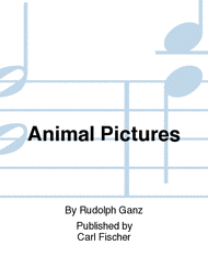 Animal Pictures Sheet Music by Rudolph Ganz