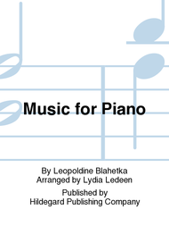 Music For Piano Sheet Music by Leopoldine Blahetka