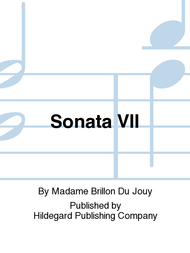 Sonata Vii Sheet Music by Madame Brillon Du Jouy