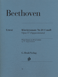 Piano sonata F minor op. 57 [Appassionata] Sheet Music by Ludwig van Beethoven