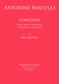 Concerto Sheet Music by Antonino Pasculli