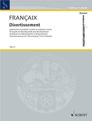 Divertissement Sheet Music by Jean Francaix