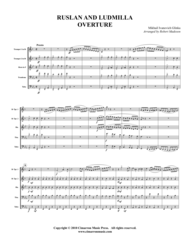 Russlan & Ludmilla Overture Sheet Music by Mikhail Glinka