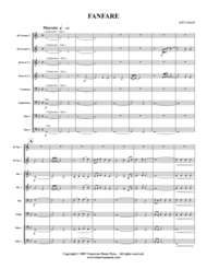 Fanfare for Brass Choir Sheet Music by Jeff Cottrell