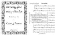 Twenty-five Easy Etudes Sheet Music by Carol Herman
