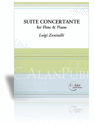 Suite Concertante for Flute & Piano Sheet Music by Luigi Zaninelli