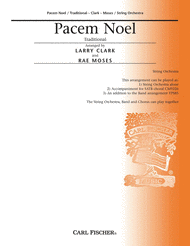 Pacem Noel Sheet Music by Larry Clark Rae Moses