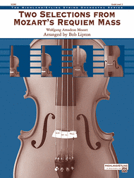 Two Selections from Mozart's Requiem Mass Sheet Music by Wolfgang Amadeus Mozart