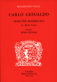 Carlo Gesualdo Selected Madrigals Sheet Music by Carlo Gesualdo
