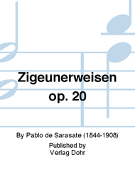 Zigeunerweisen fur Violine und Streichorchester op. 20 Sheet Music by Pablo de Sarasate