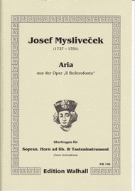 Aria ("Il Bellerofonte") Sheet Music by Josef Myslivecek