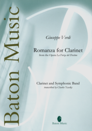 Romanza for Clarinet Sheet Music by Giuseppe Verdi