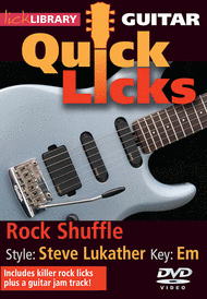 Guitar Quick Licks - Rock Shuffle Steve Lukather Sheet Music by Steve Lukather