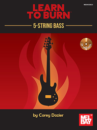 Learn to Burn: 5-String Bass Guitar Sheet Music by Corey Dozier