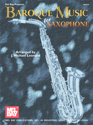 Baroque Music for Saxophone Sheet Music by J. Michael Leonard