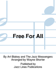 Free For All Sheet Music by Art Blakey and The Jazz Messengers
