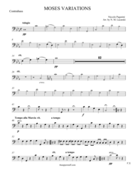 Moses Variations Sheet Music by Paganini