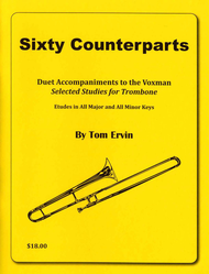 Sixty Counterparts Voxman Trombone Duets Sheet Music by Tom Ervin