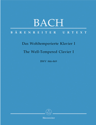 The Well-Tempered Clavier I BWV 846-869 Sheet Music by Johann Sebastian Bach