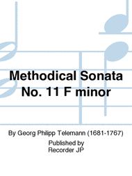 Methodical Sonata No. 11 F minor Sheet Music by Georg Philipp Telemann