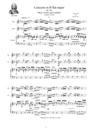 Vivaldi - Concerto in B flat major RV 548 for Oboe