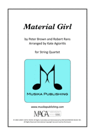 Material Girl (Madonna) - for String Quartet Sheet Music by Madonna