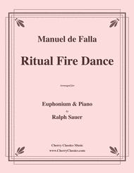 Ritual Fire Dance for Euphonium and Piano Sheet Music by Manuel de Falla