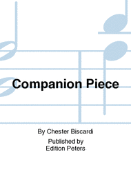 Companion Piece Sheet Music by Chester Biscardi