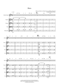Hero - String Supplement Sheet Music by Mariah Carey