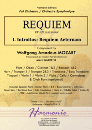MOZART - REQUIEM K. 626 - Introitus Requiem Aeternam Full Orchestra - SCORE & PARTS Sheet Music by Wolfgang Amadeus Mozart