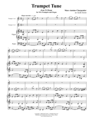 Trumpet Tune from "Te Deum" for Two Trumpets and Organ Sheet Music by Charpentier