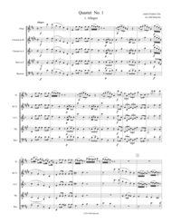 Eler Quartet No. 1 Sheet Music by André-Frédéric Eler