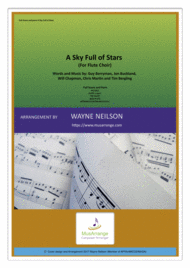 A Sky Full Of Stars for Flute Choir Sheet Music by Coldplay
