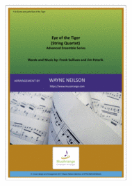 Eye Of The Tiger for String Quartet Sheet Music by Survivor