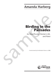 Birding In The Palisades Sheet Music by Amanda Harberg
