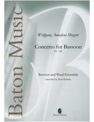 Concerto for Bassoon KV 191 Sheet Music by Wolfgang Amadeus Mozart
