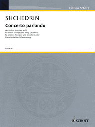 Concerto parlando Sheet Music by Rodion Shchedrin