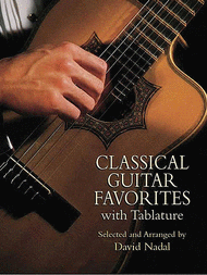 Classical Guitar Favorites with Tablature Sheet Music by David Nadal