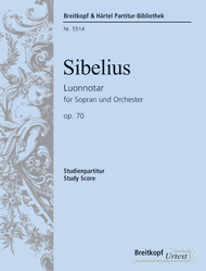 Luonnotar Op. 70 Sheet Music by Jean Sibelius