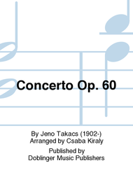 Concerto Op. 60 Sheet Music by Jeno Takacs