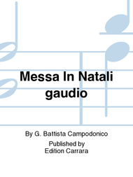 Messa In Natali gaudio Sheet Music by G. Battista Campodonico