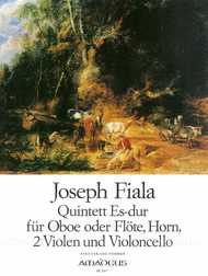 Quintet Eb major Sheet Music by Joseph Fiala
