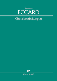 Eccard: 29 Choralbearbeitungen Sheet Music by Johannes Eccard