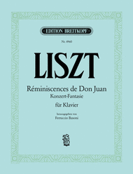 Reminiscences de Don Juan Sheet Music by Franz Liszt