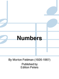 Numbers Sheet Music by Morton Feldman