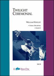 Twilight Ceremonial Sheet Music by William Hofeldt