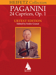 24 Caprices for Violin Solo Sheet Music by Jascha Heifetz