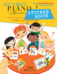 My First Piano Adventure Sticker Book Sheet Music by Nancy Faber