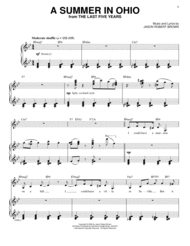 A Summer In Ohio (from The Last 5 Years) Sheet Music by Jason Robert Brown